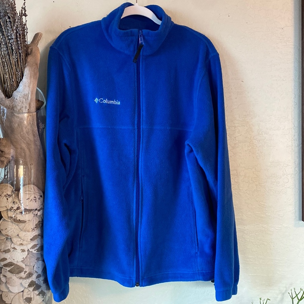 Columbia fleece zip jacket